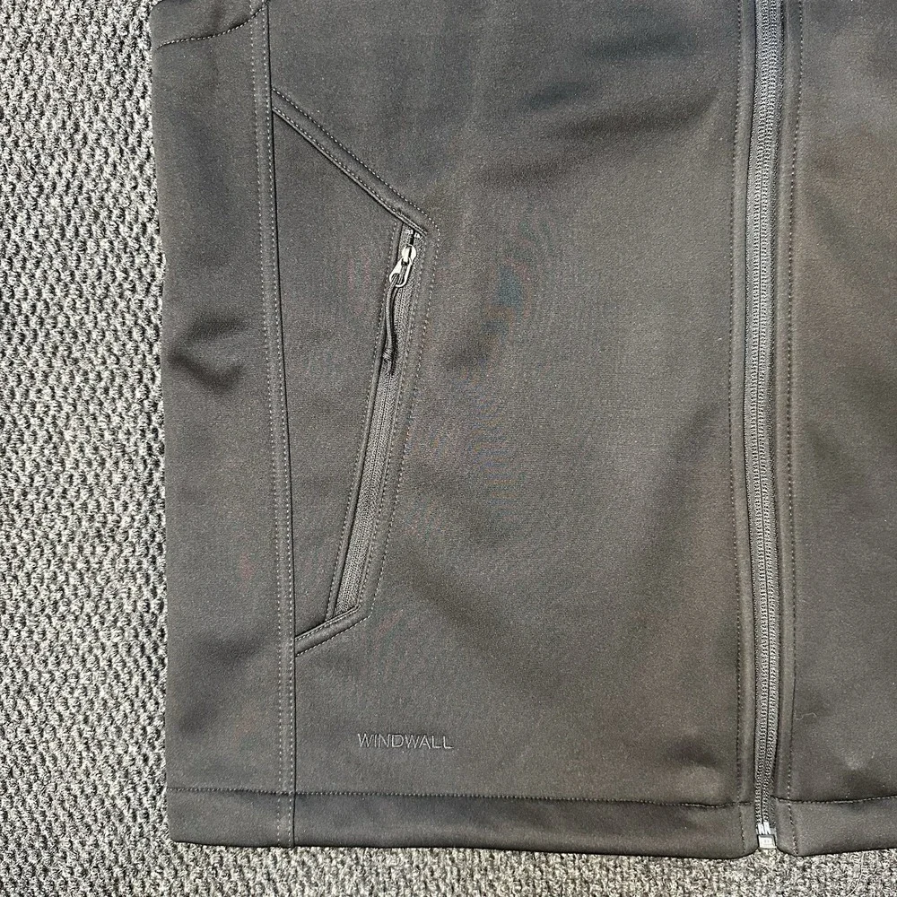 The North Face WindWall Vest Men's L NWT Black Full Zip Softshell Ski Trip